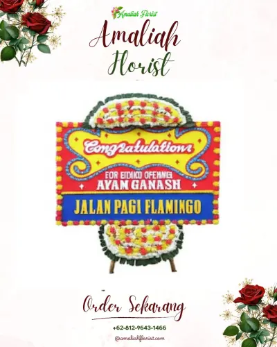 Bunga Papan Congratulation di Kecapi